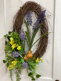 Spring bulb wreath