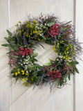 Kitchen herb wreath