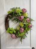 Peonies and Viburnum