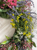 Kitchen herb wreath